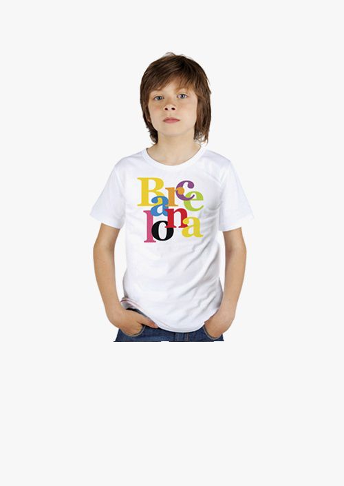 T-shirt kid Colors BCN