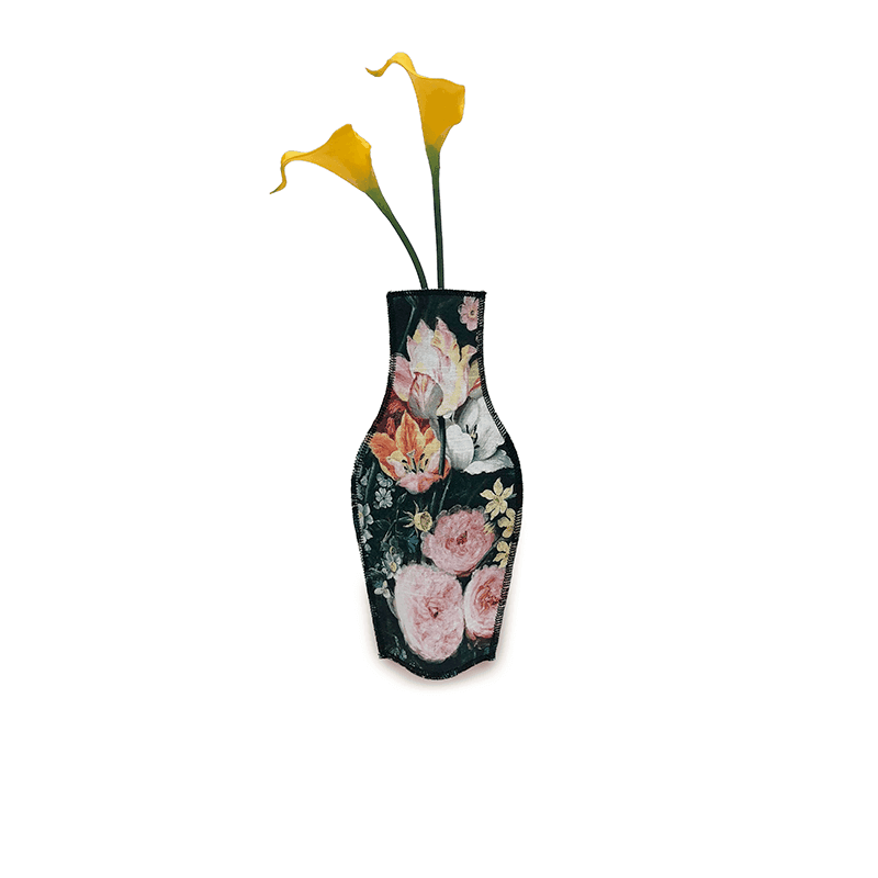 Baroque Flowers Cotton Flower Vase