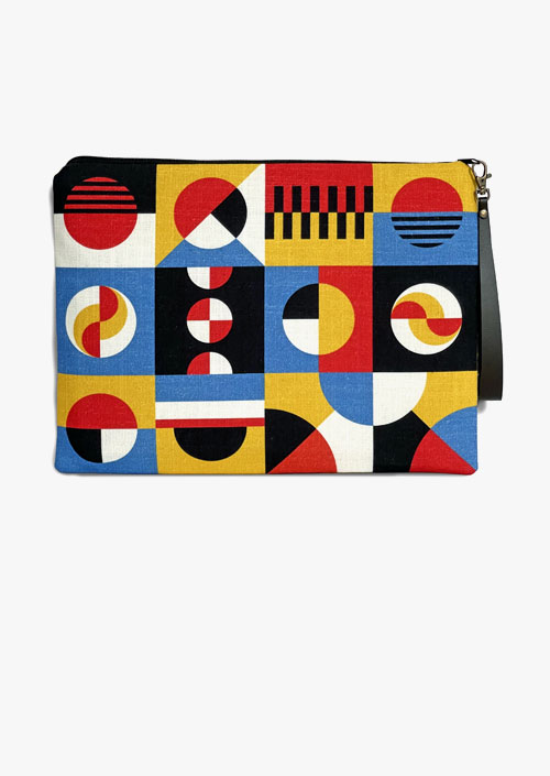 15-inch laptop sleeve with colorful design