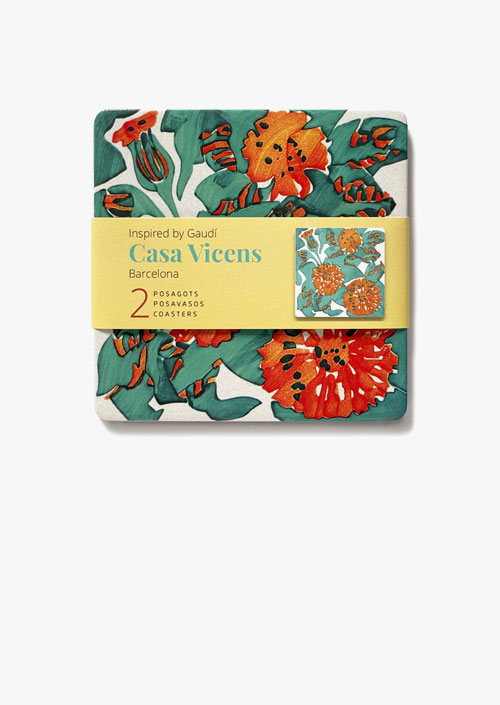 Coasters inspired by Antoni Gaudí's Casa Vicens