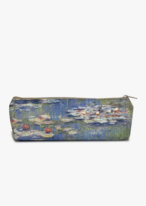 Small case with a design inspired by Monet's water lilies
